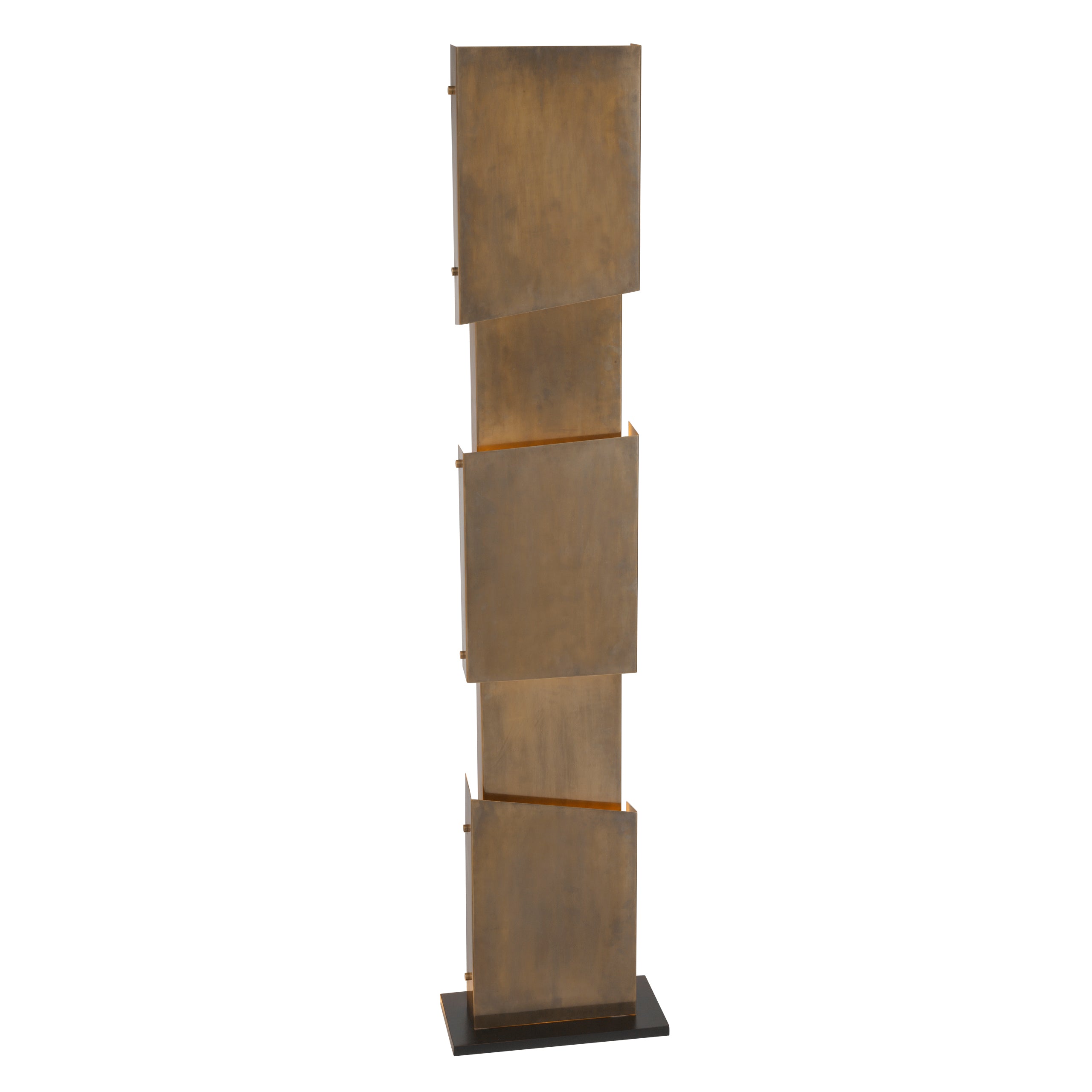 Vintage brass finish