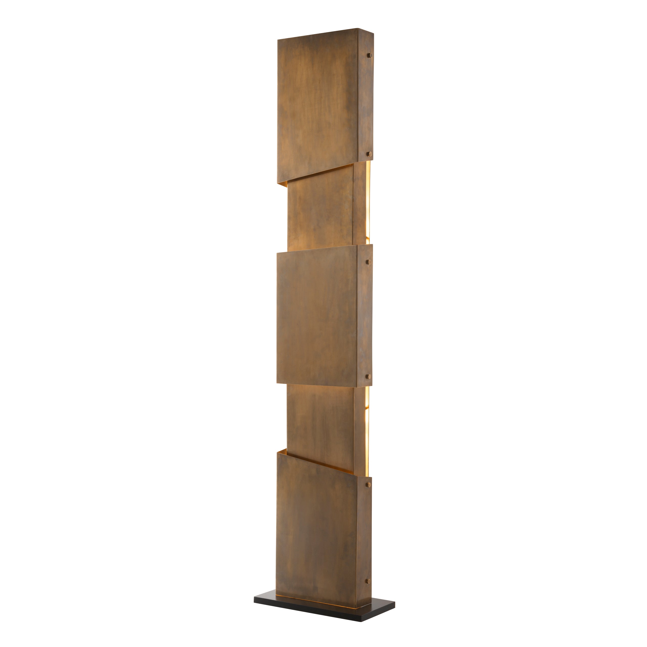 Vintage brass finish