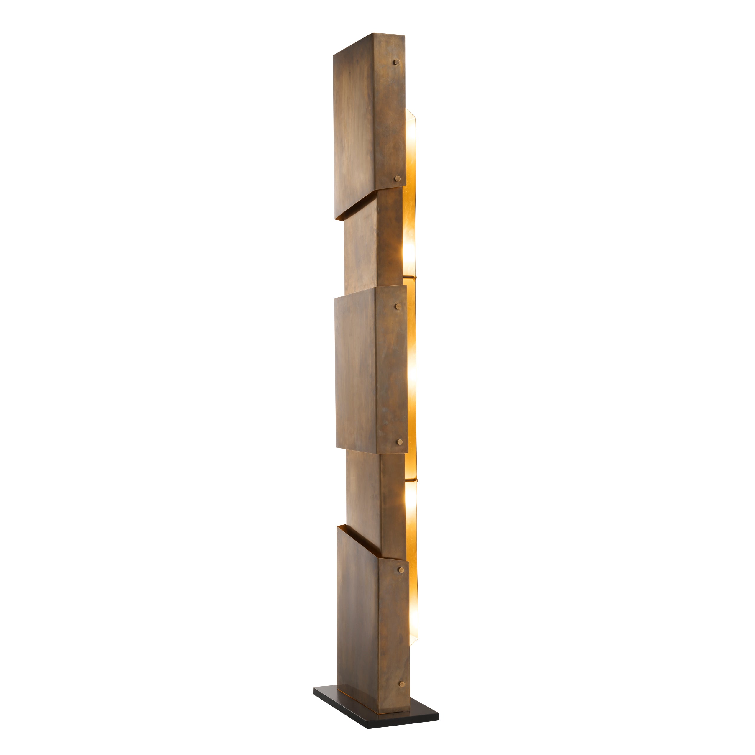 Vintage brass finish