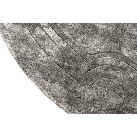 Dywan Eichholtz Palazzo, ø 280 cm, platynowoszary