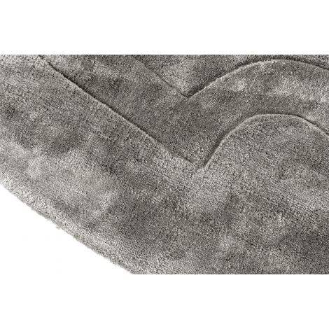 Dywan Eichholtz Palazzo, ø 280 cm, platynowoszary