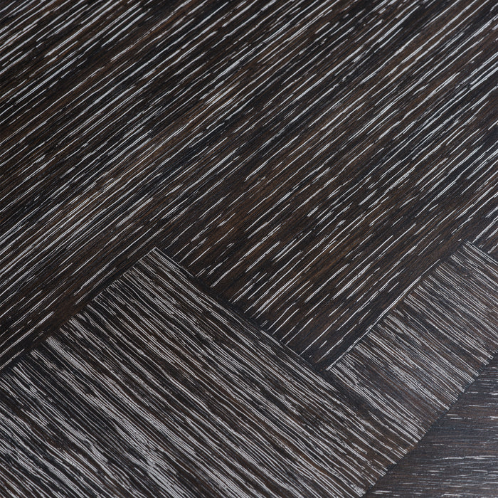 Stół jadalniany Eichholtz Melchior, owalny, węglowy dębowy fornir