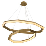 Chandelier Eichholtz Helvetia L, antique brass finish