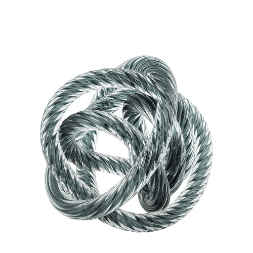 Dekoracje wnętrz Eichholtz Dominico, szaroniebieskie szkło, M