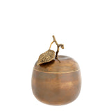 Szkatuła Eichholtz Apple & Pear, mosiężne wykończenie vintage, zestaw 2 szt.