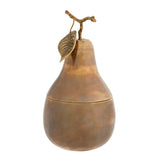 Szkatuła Eichholtz Apple & Pear, mosiężne wykończenie vintage, zestaw 2 szt.