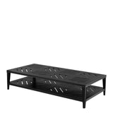 Stolik kawowy Eichholtz Bell Rive, 180 x 90 cm, w kolorze outdoor matte black