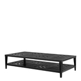 Stolik kawowy Eichholtz Bell Rive, 180 x 90 cm, w kolorze outdoor matte black