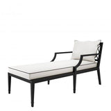 Szezlong Eichholtz Bella Vista, w kolorze outdoor matte black