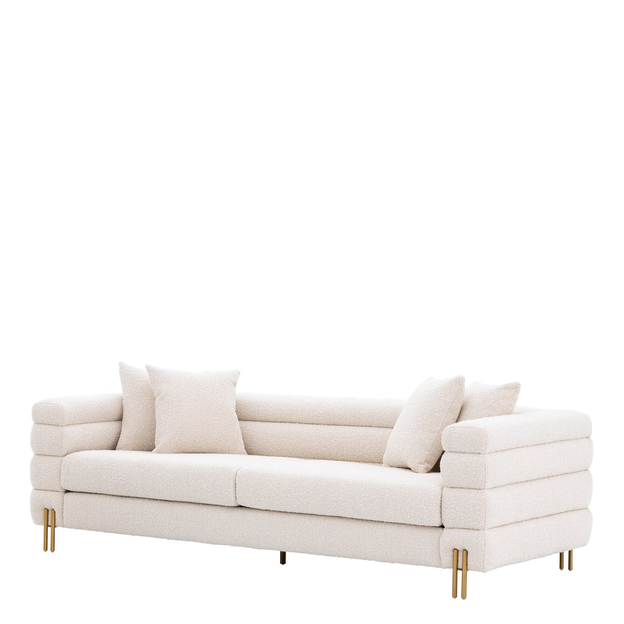 Sofa Eichholtz York, w kolorze bouclé cream