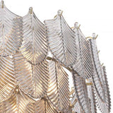 Eichholtz Verbier S chandelier, light brushed brass finish and smoked glass