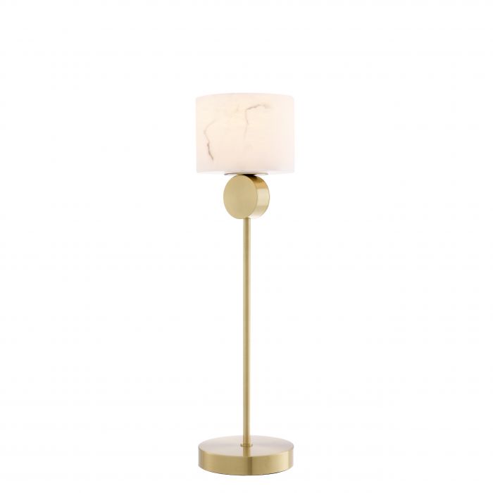 Lampa stołowa Eichholtz Etruscan, wykończona z alabastru