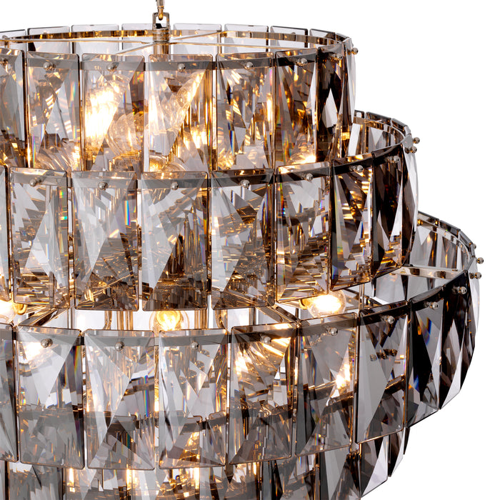 Żyrandol Eichholtz Amazone, L, dymione szkło