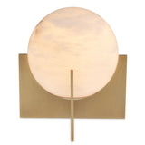 Eichholtz Scorpios table lamp, alabaster shade
