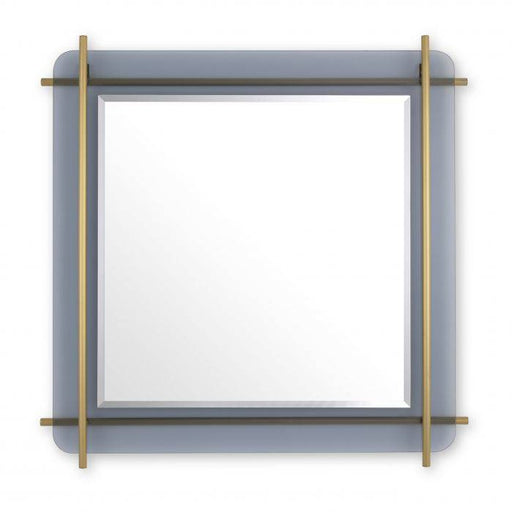 Lustro Eichholtz QUINN w kolorze szczotkowanego mosiądzu