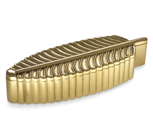 Pudełko w kształcie liścia Eichholtz La Plume kolor złoty