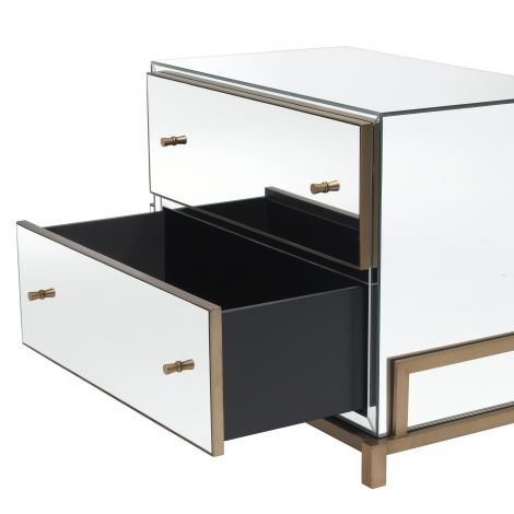 Stolik nocny Eichholtz Clarington, lustrzany