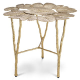 Eichholtz Tropicale side table, gold finish
