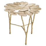 Eichholtz Tropicale side table, gold finish