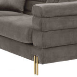 Sofa Eichholtz York, tkanina savona grey velvet