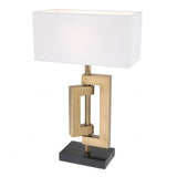 Lampa stołowa Eichholtz Leroux, zawiera klosz