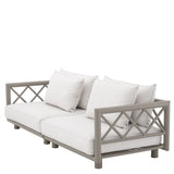 Sofa ogrodowa Eichholtz Mandelieu, szare wykończenie