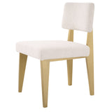 Krzesło Eichholtz Sorbonne, w tkaninie Boucle cream
