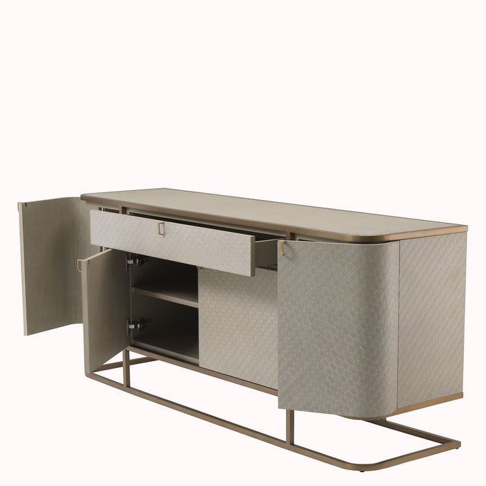 Komoda Eichholtz Napa Valley, bielony dębowy fornir