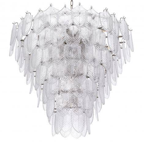 Lámpara de araña Eichholtz Verbier L, acabado níquel