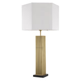 Lampa stołowa Eichholtz Viggo, wykończenie w antycznym mosiądzu