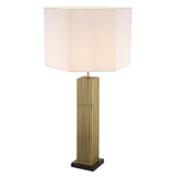 Lampa stołowa Eichholtz Viggo, wykończenie w antycznym mosiądzu
