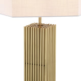 Lampa stołowa Eichholtz Viggo, wykończenie w antycznym mosiądzu