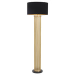Antique brass finish | black marble base