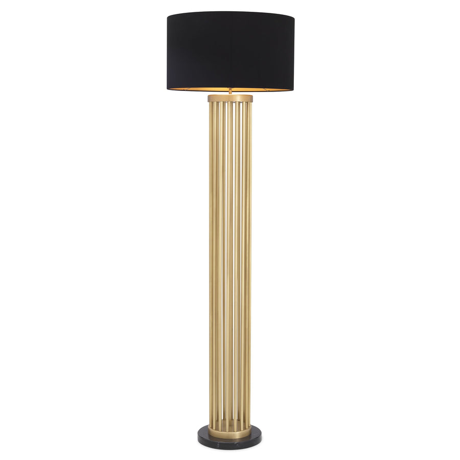Antique brass finish | black marble base