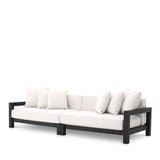 Sofa ogrodowa Eichholtz Cap-Antibes, czarne wykończenie