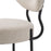 Silla de comedor Eichholtz Vicq, set de 2, en tejido Bouclé color crema
