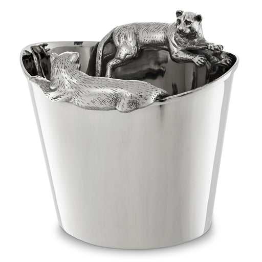 Cooler do szampana Eichholtz Jordan, niklowe wykończenie