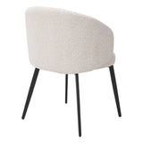 Krzesło do jadalni Eichholtz Lloyd set 2 szt w tkaninie Bouclé cream