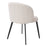 Silla de comedor Eichholtz Lloyd, juego de 2, en tejido Bouclé color crema