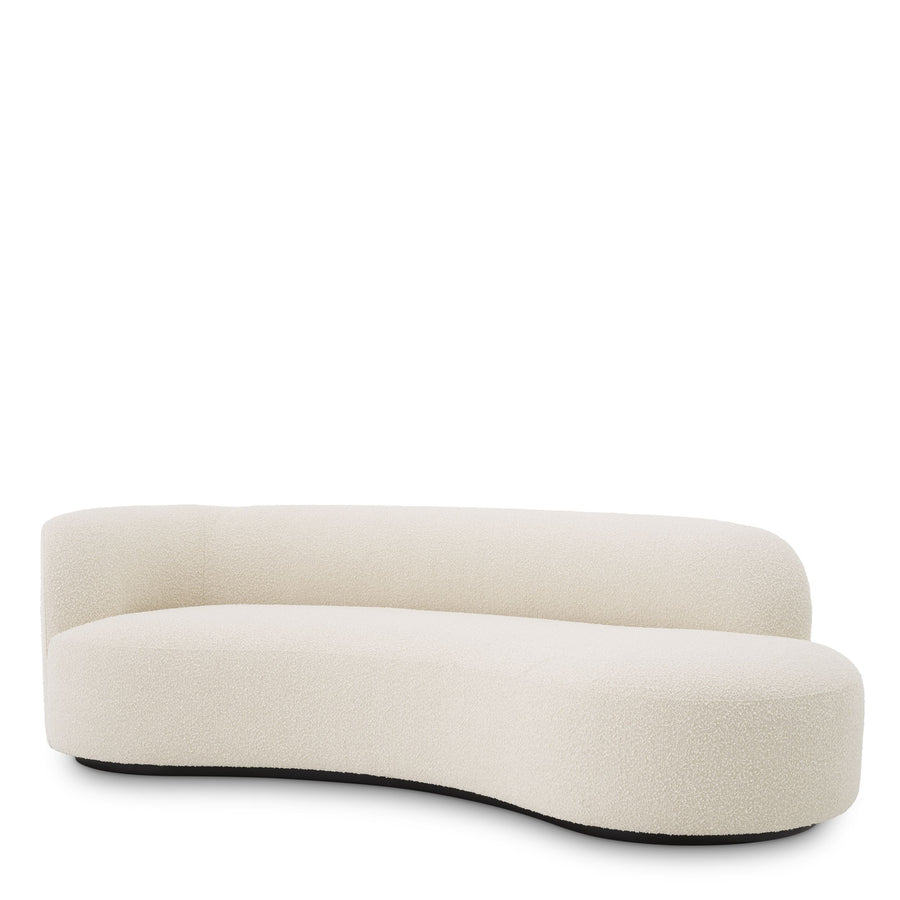 Eichholtz Morten Sofa, boucle cream fabric
