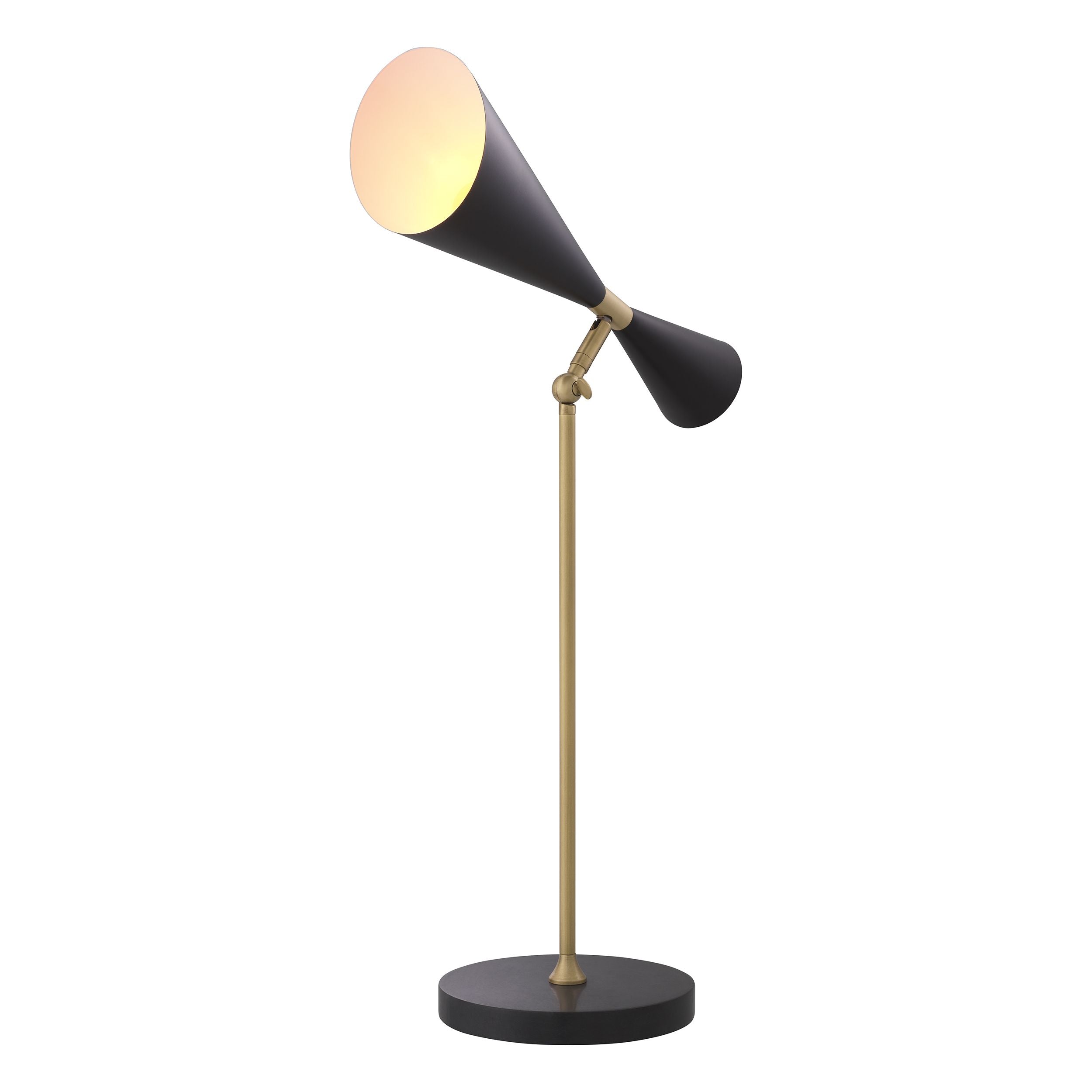 Antique brass finish | black finish | honed black marble