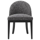 Krzesło do jadalni Eichholtz Fallon w tkaninie Cambon black