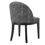 Krzesło do jadalni Eichholtz Fallon w tkaninie Cambon black