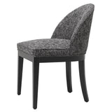 Krzesło do jadalni Eichholtz Fallon w tkaninie Cambon black