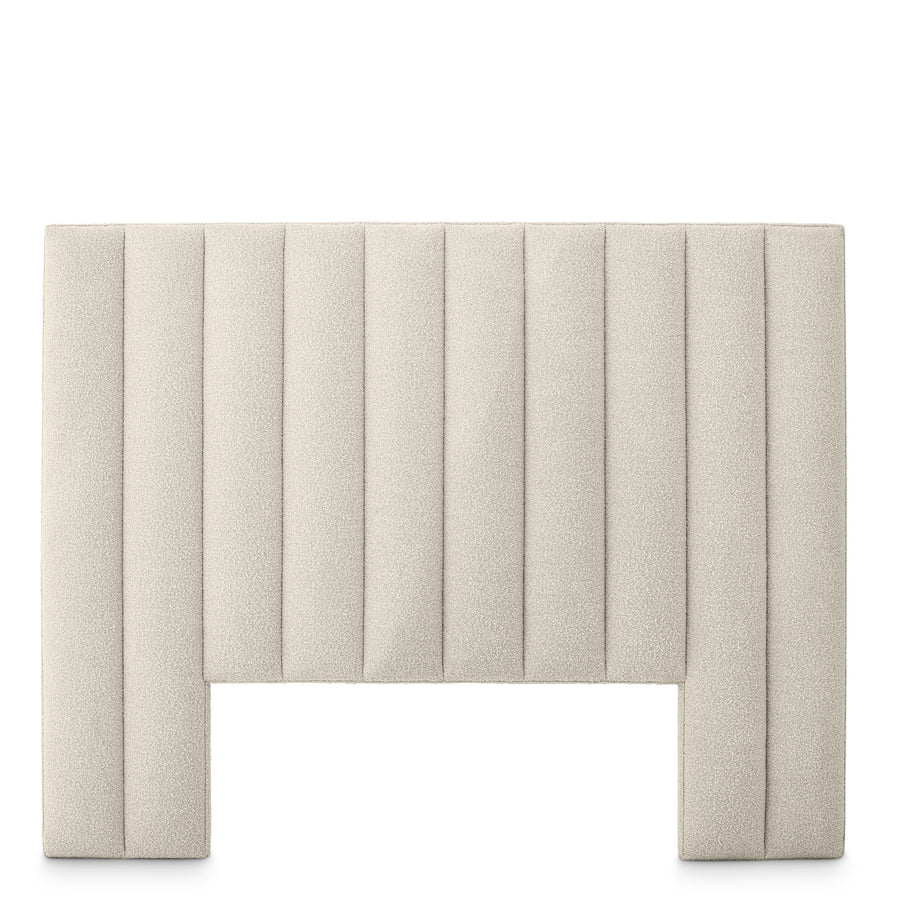 Eichholtz Ditmar headboard, in Bouclé cream fabric