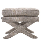 Pufa Eichholtz Cordoba, w tkaninie Mademoiselle beige