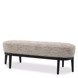 Eichholtz Jarrett Bench in Mademoiselle Beige fabric