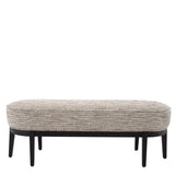 Eichholtz Jarrett Bench in Mademoiselle Beige fabric