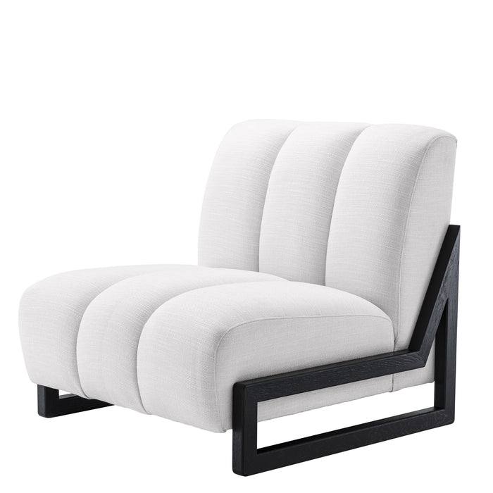 Fotel Eichholtz Lando w tkaninie Avalon white