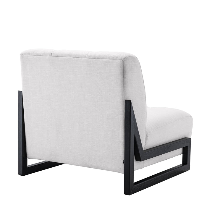 Fotel Eichholtz Lando w tkaninie Avalon white